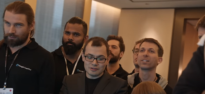 Demis Hassabis and his team — Seoul