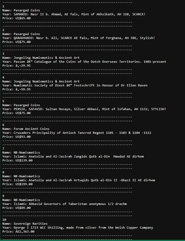 Output data as .text — Screenshot by author