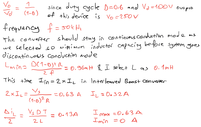 Interleaved Step-Up(Boost Converter)