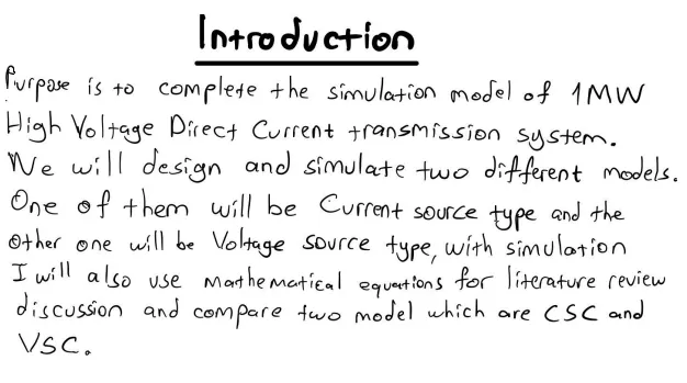 HVDC Transmission System